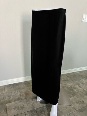 ANNEX Classic Black Straight Maxi Skirt